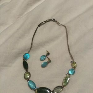 Necklace and earring sets for $12 per set.